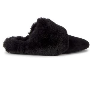 Stuart Weitzman Eddie Chill Fur Mule